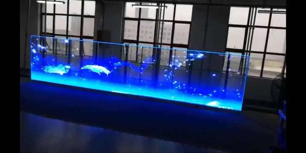 P3.97-7.81 LED Video Duvar Ekranı Kiralama Şeffaf Tam Renkli