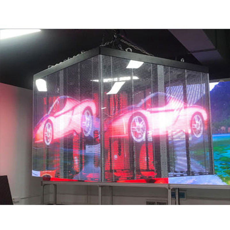Cam HD Şeffaf LED Ekran Paneli P3.91-7.8 İçeride Dışarıda