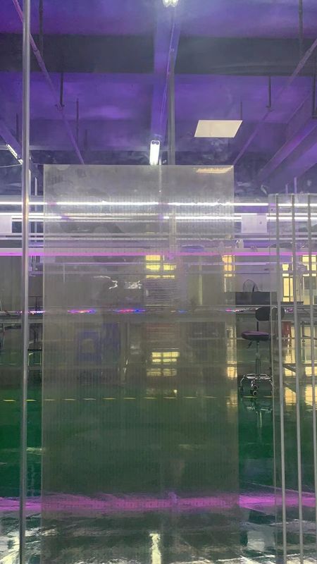 İçeride Su geçirmez Şeffaf LED Tabela, Çok renkli LED Şeffaf Film Ekranı
