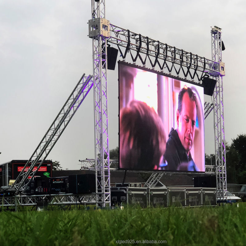 64x64 Sahne LED Panel Ekran Kiralama Çok Kullanımlı Tam Renkli P3.91mm