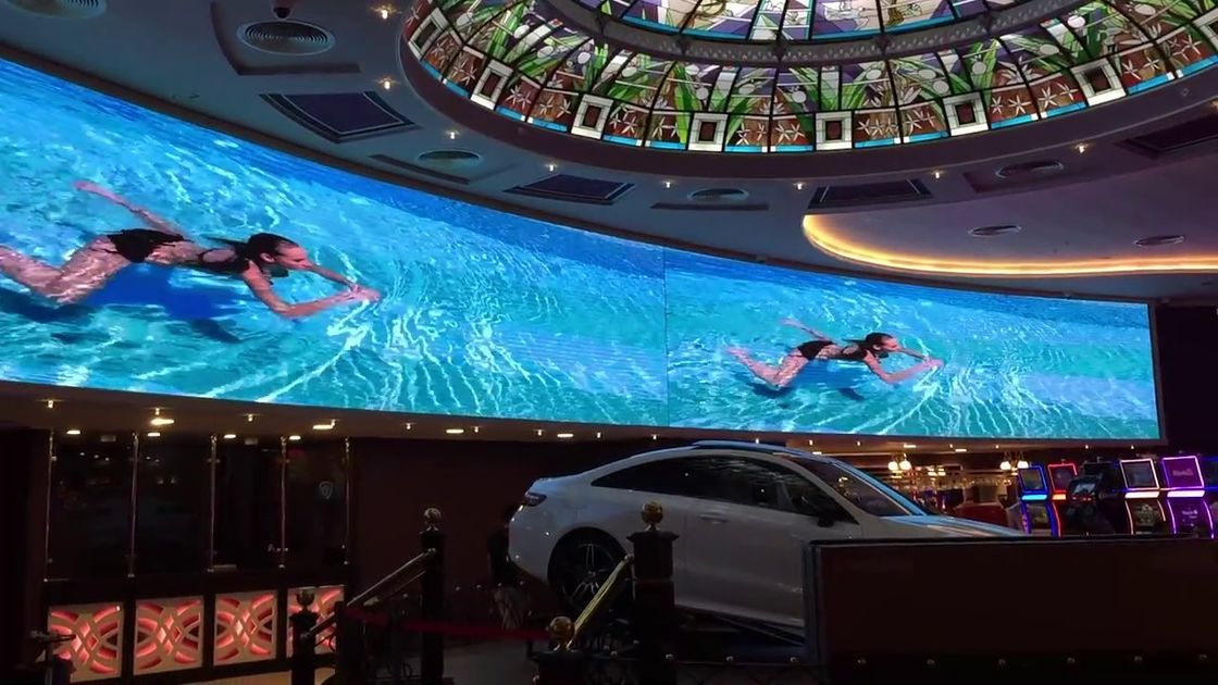3840Hz IP65 Yenilikçi ekran teknolojisi, çok renkli esnek LED Video Duvarı