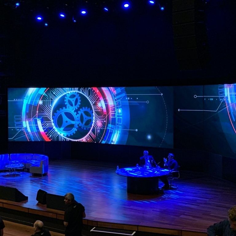 RGB HD Sahne Olayı LED Ekran Konser için Esnek Çok Renkli