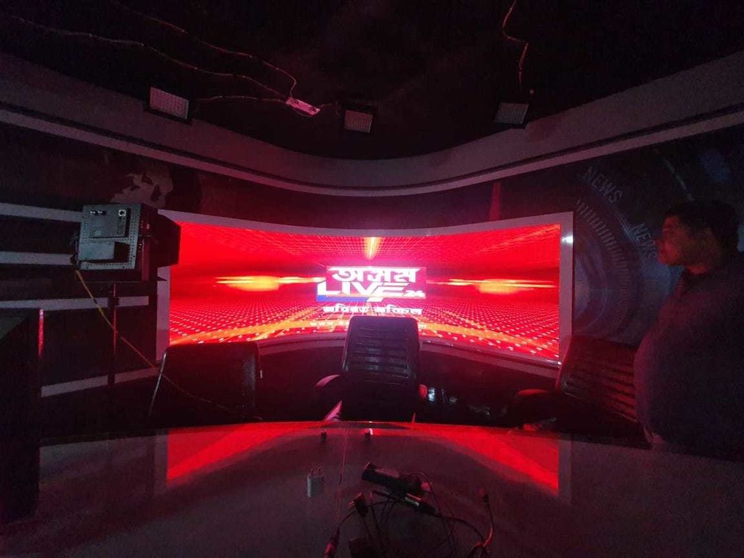 RGB HD Sahne Olayı LED Ekran Konser için Esnek Çok Renkli