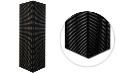 Dikişsiz Köşe Eğilmiş LED Video Duvarı, Sergi LED Ekran Yumuşak Modülü